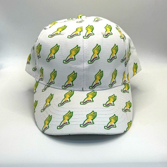 Hermes adjustable hat winged feet designs. White Unisex - Picture 1 of 5
